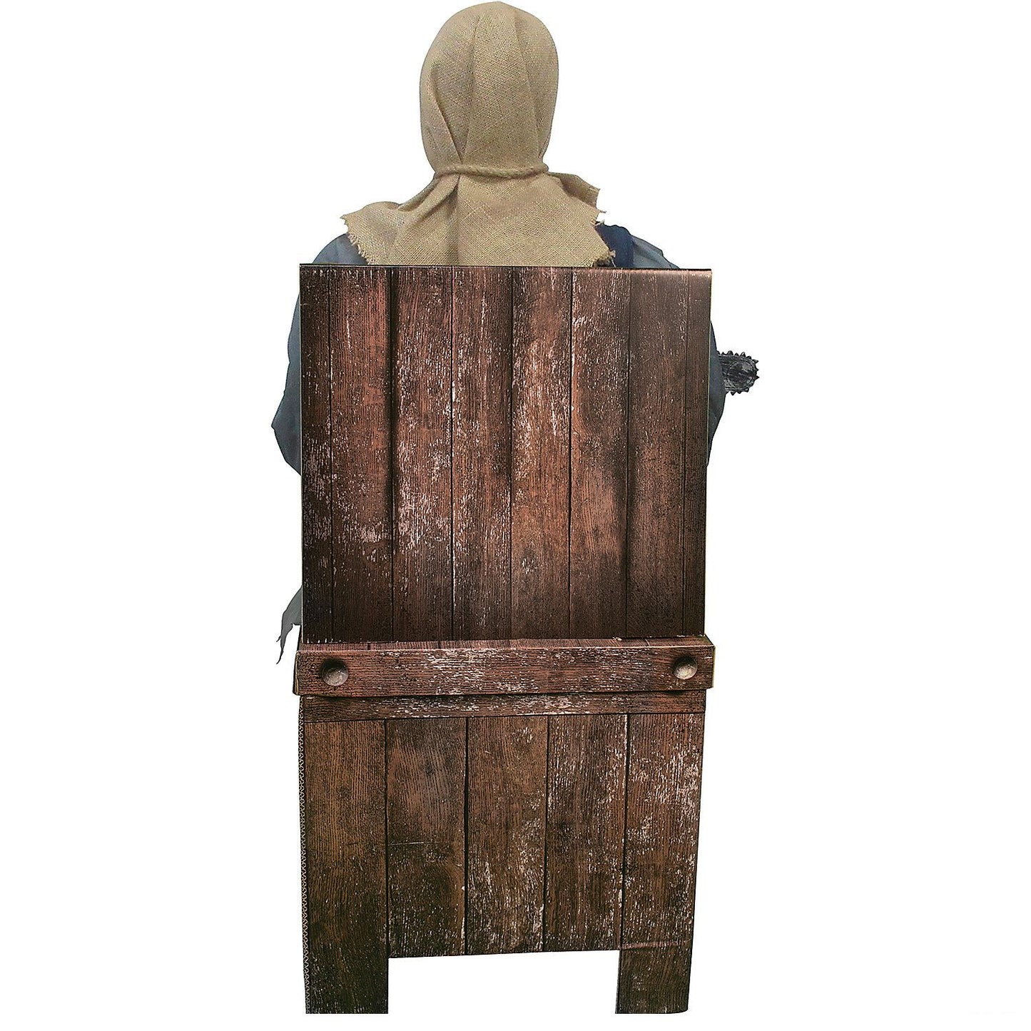 45" Seated Animated Chainsaw Greeter Prop