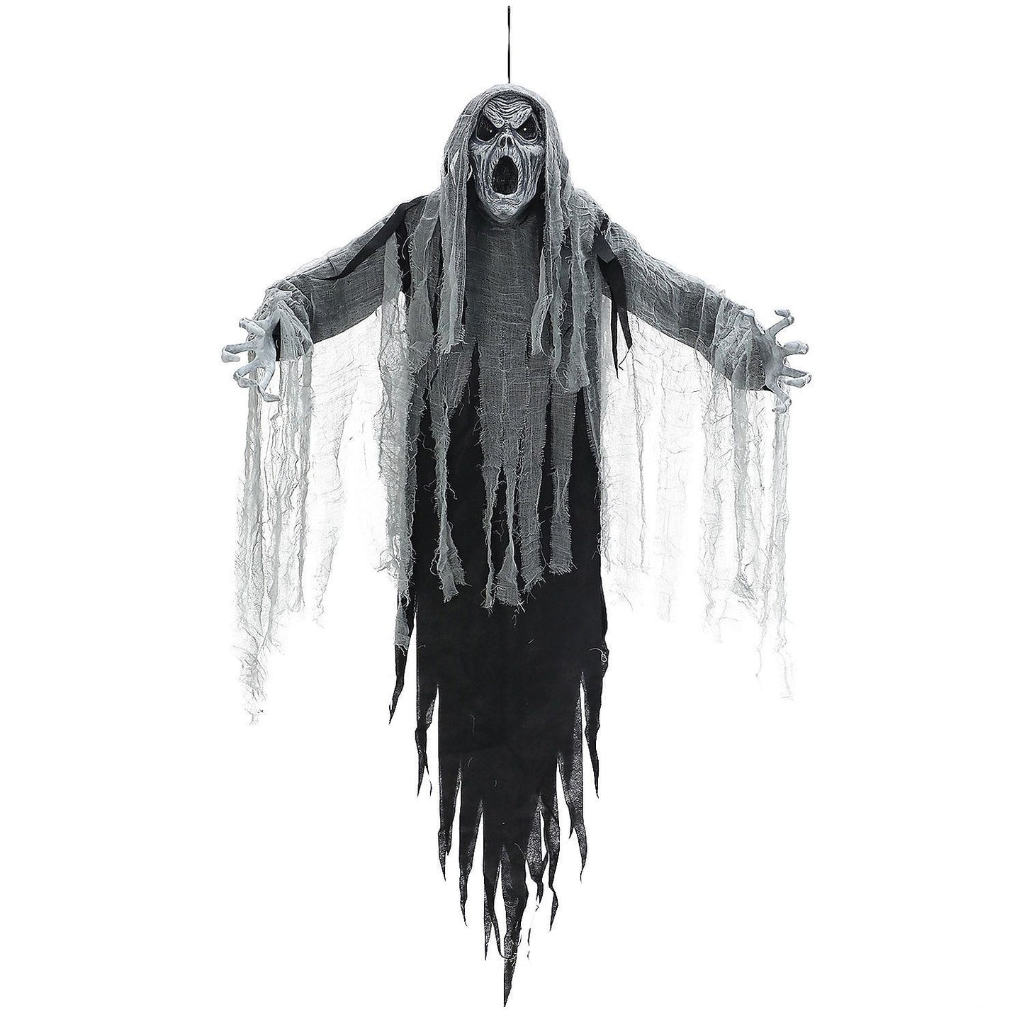 60" Ghostly Howling Phantom Hanging Halloween Decoration