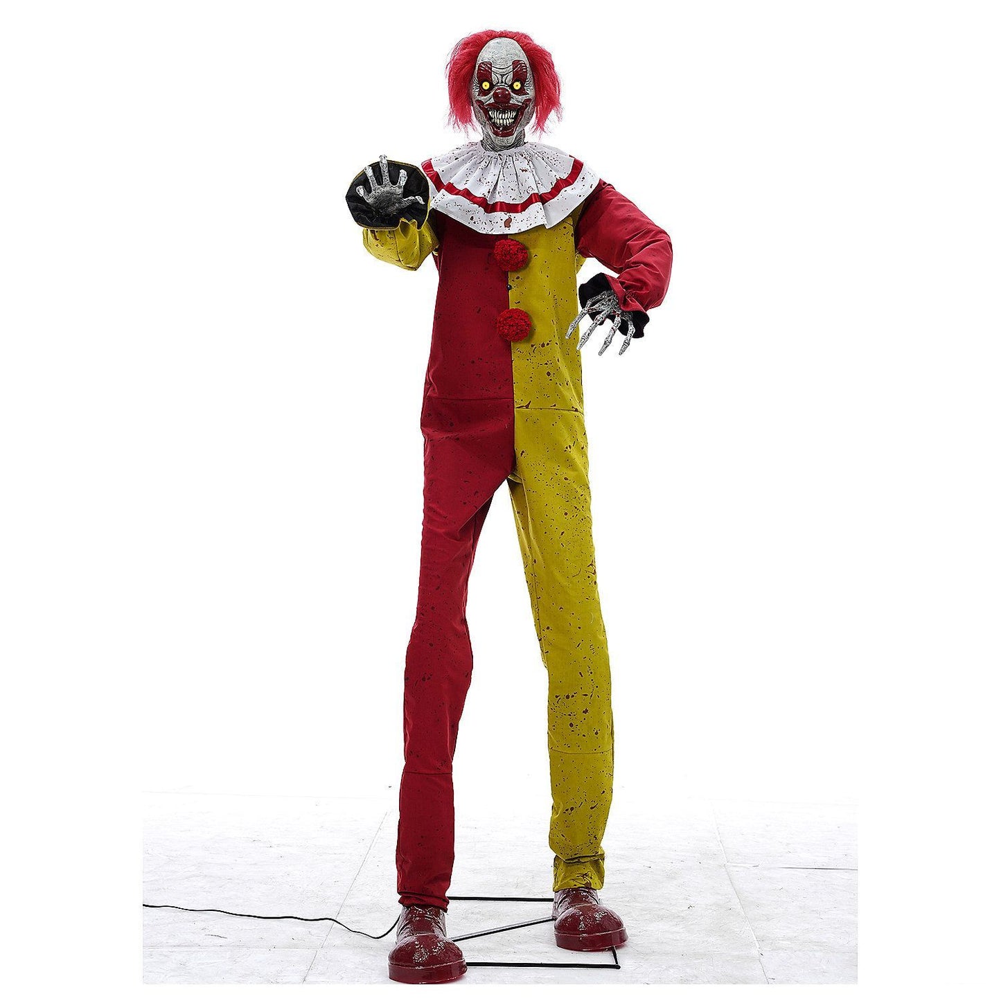 7' Pesky the Clown Animated Halloween Decoration