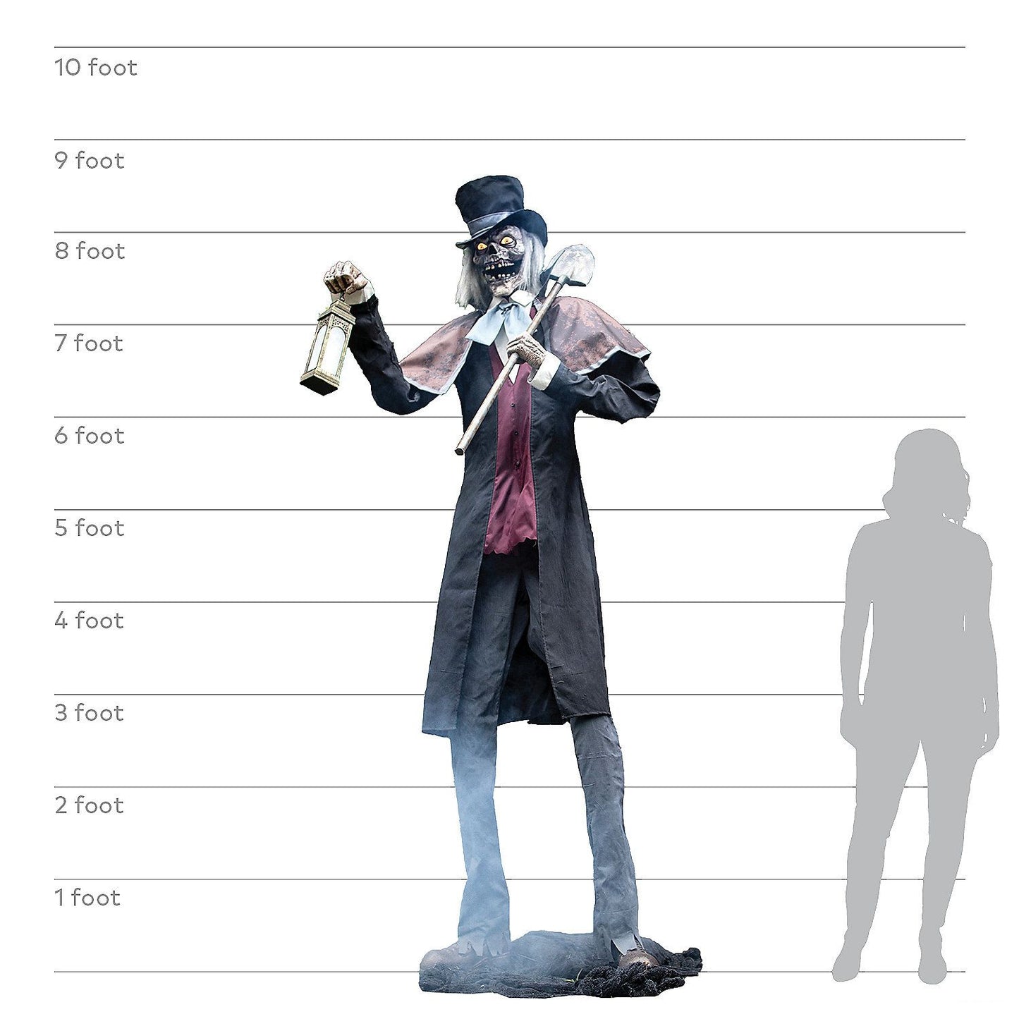 8' 6" Animated Graveyard Host