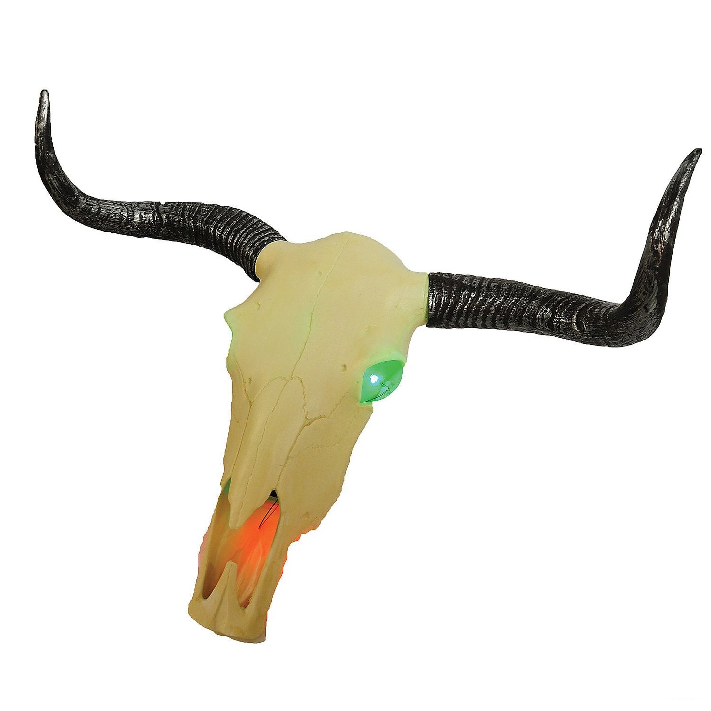Light Up Longhorn Skull Decoration