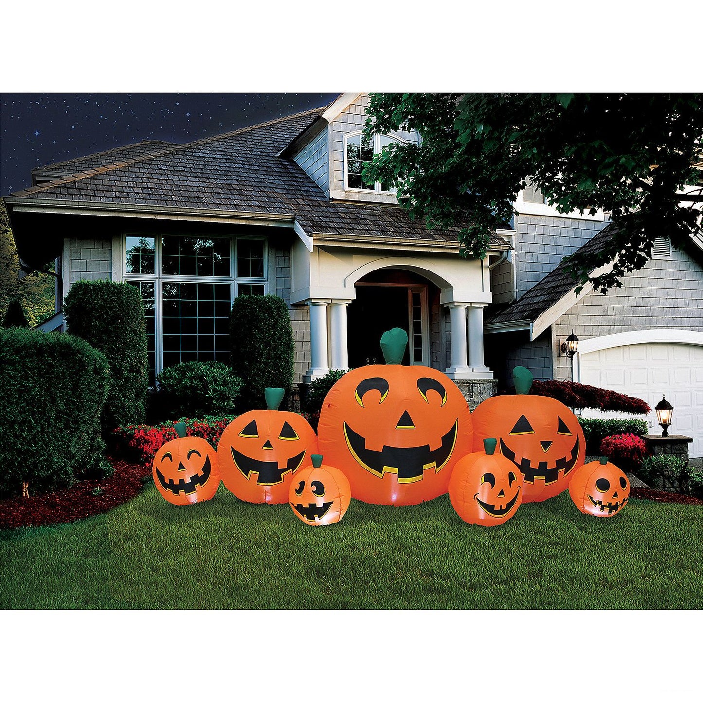 102" Blow Up Inflatable Pumpkin Patch Outdoor Yard Decoration