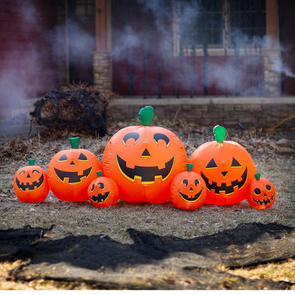 102" Blow Up Inflatable Pumpkin Patch Outdoor Yard Decoration