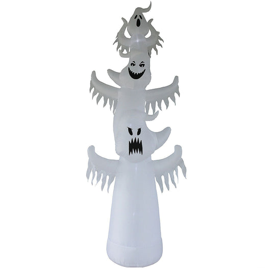 12' Blow Up Inflatable Terrorific Ghosts Trio Outdoor Yard Decoration