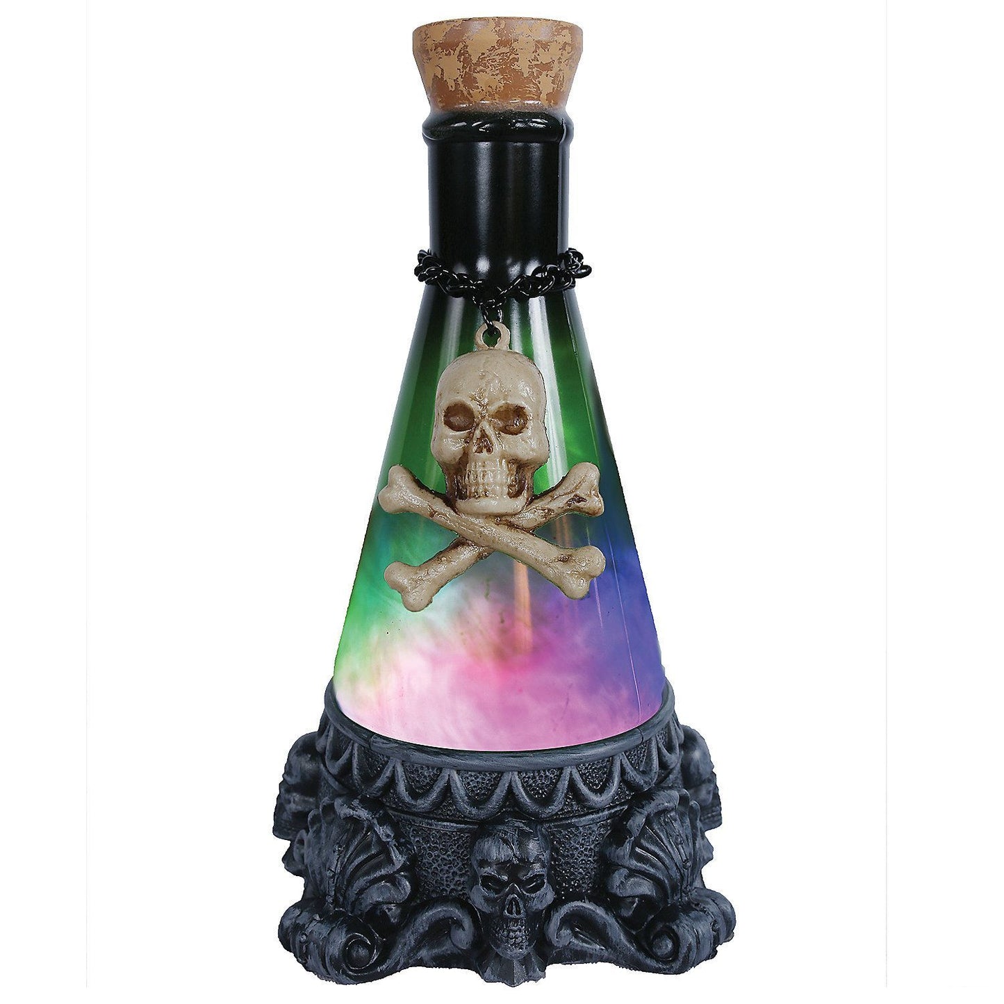12" Green Potion Bottle Decoration