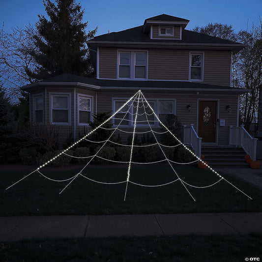 Light-Up Yard Spider Web