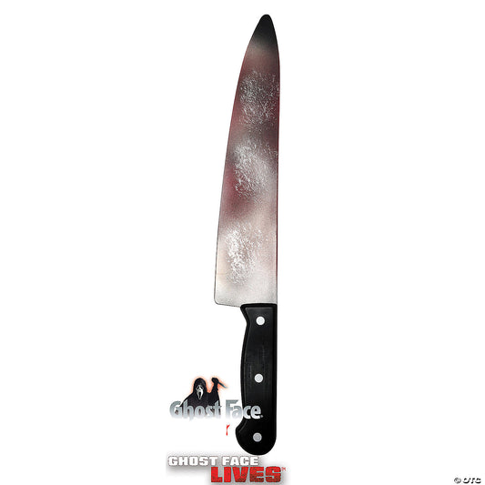 15" Scream™ Ghostface Bloody Butcher Knife