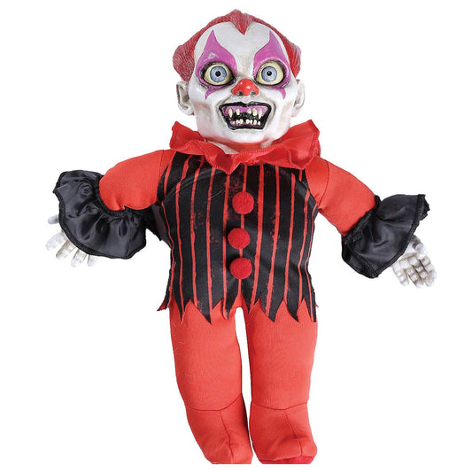 19" Haunted Clown Doll Prop