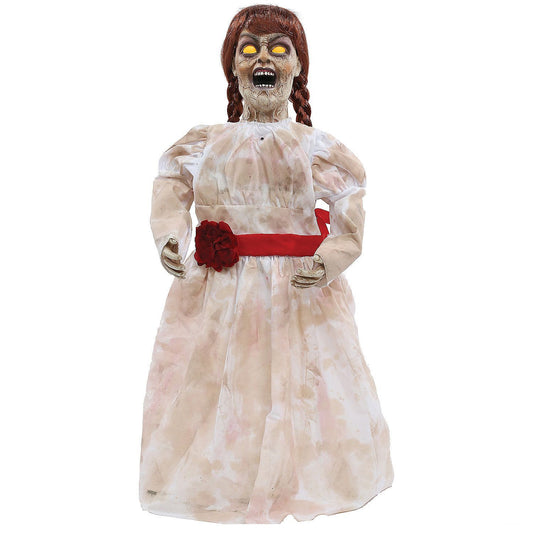 32" Grim Girl Talking Doll Decoration