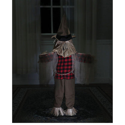 36" Twitching Scarecrow Animated Prop