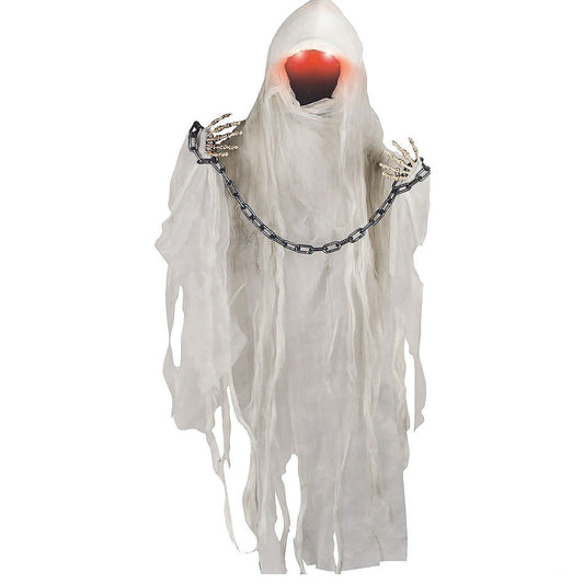 37" Faceless Spectre in Chains Halloween Decoration