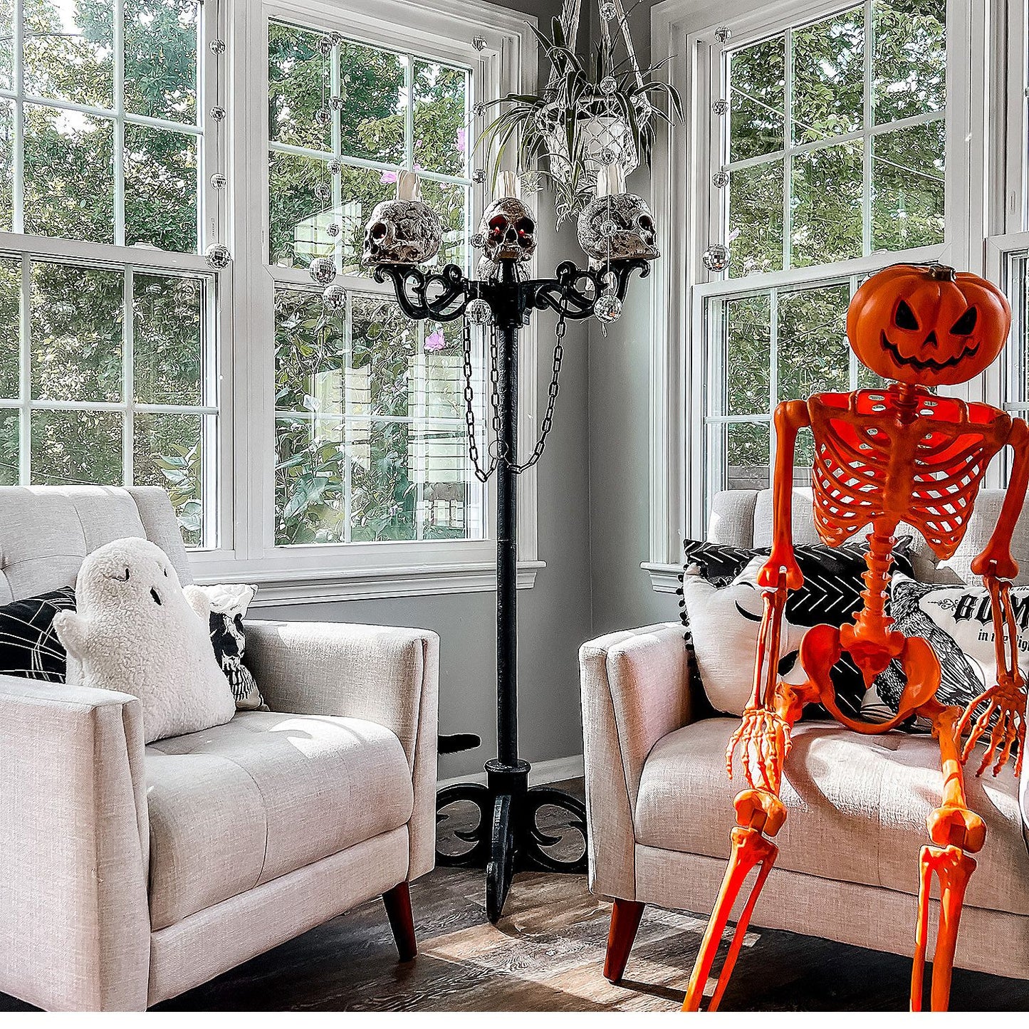 3-In-1 Skull Candelabra