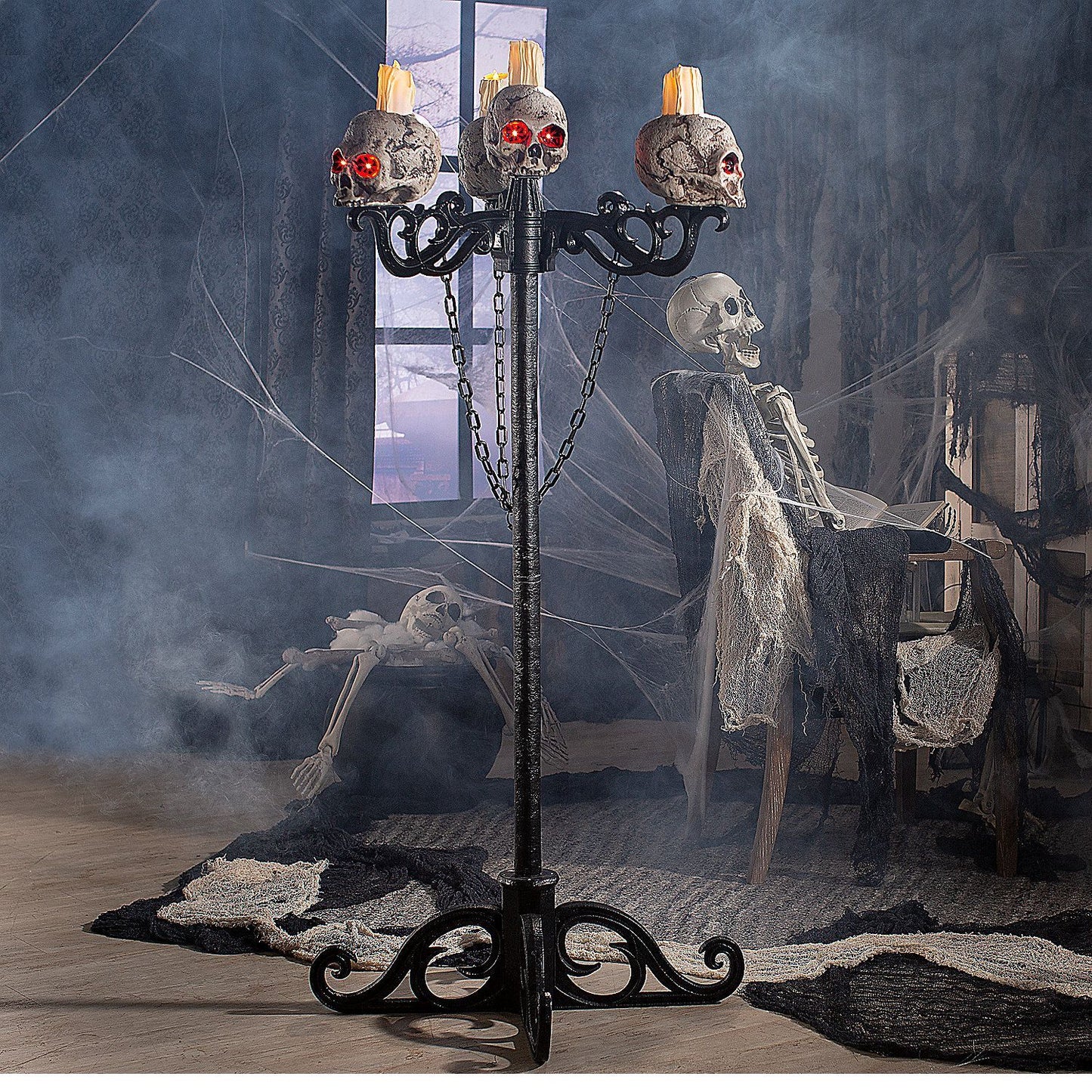 3-In-1 Skull Candelabra