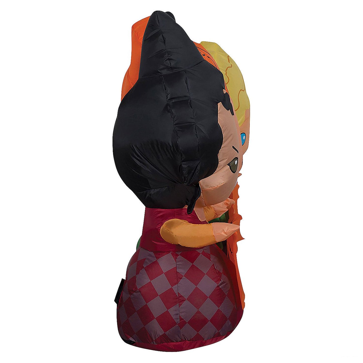42" Blow-Up Inflatable Hocus Pocus Sisters with Built-In LED Lights Outdoor Yard Decoration