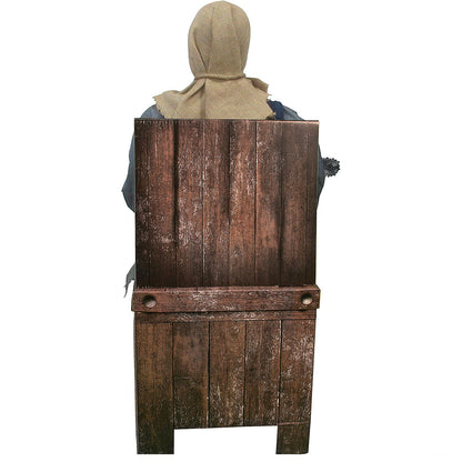 45" Seated Animated Chainsaw Greeter Prop