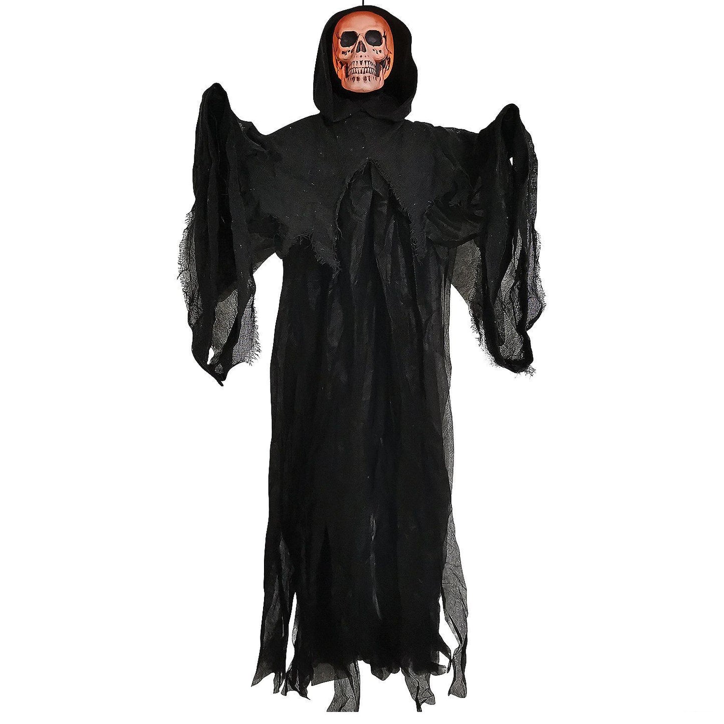 4' Skull Reaper Gray Light-Up