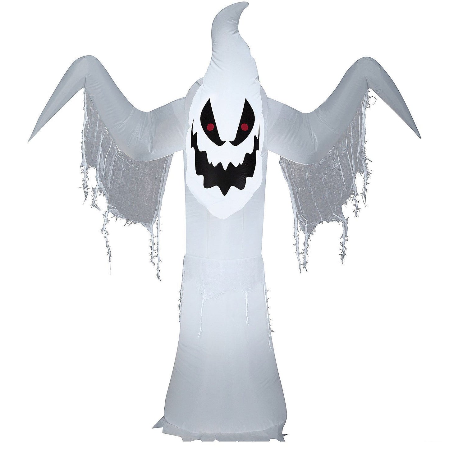 59" Blow-Up Inflatable Ghost with Built-In LED Lights Outdoor Yard Decoration