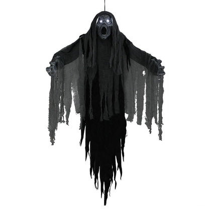 60" Ghostly Howling Phantom Hanging Halloween Decoration