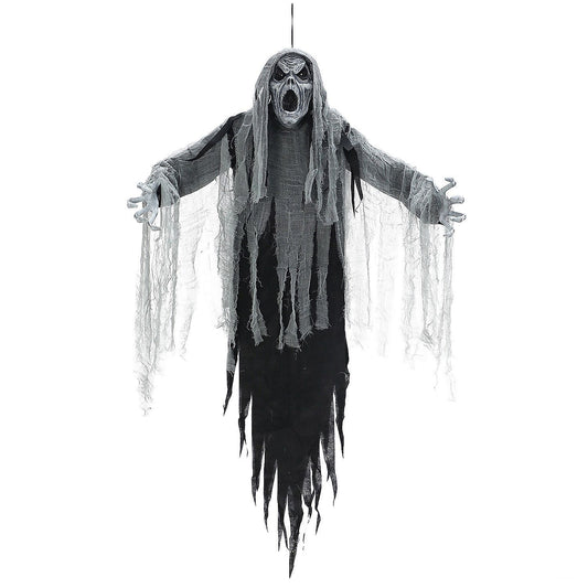 60" Ghostly Howling Phantom Hanging Halloween Decoration