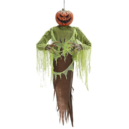 60" Hanging Pumpkin Halloween Decoration