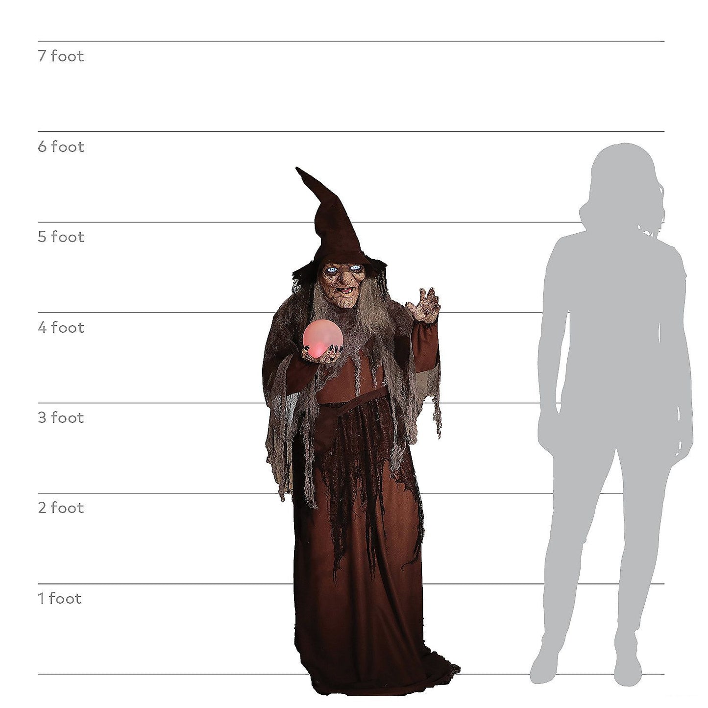 68" Soothsayer Digiteye Witch Prop