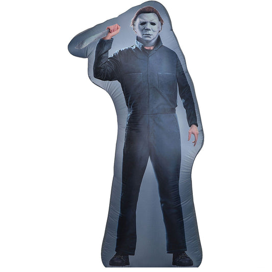 6 Ft. Blow-Up Inflatable Photo-Realistic Halloween Michael Myers with Built-In LED Lights Outdoor Yard Decoration