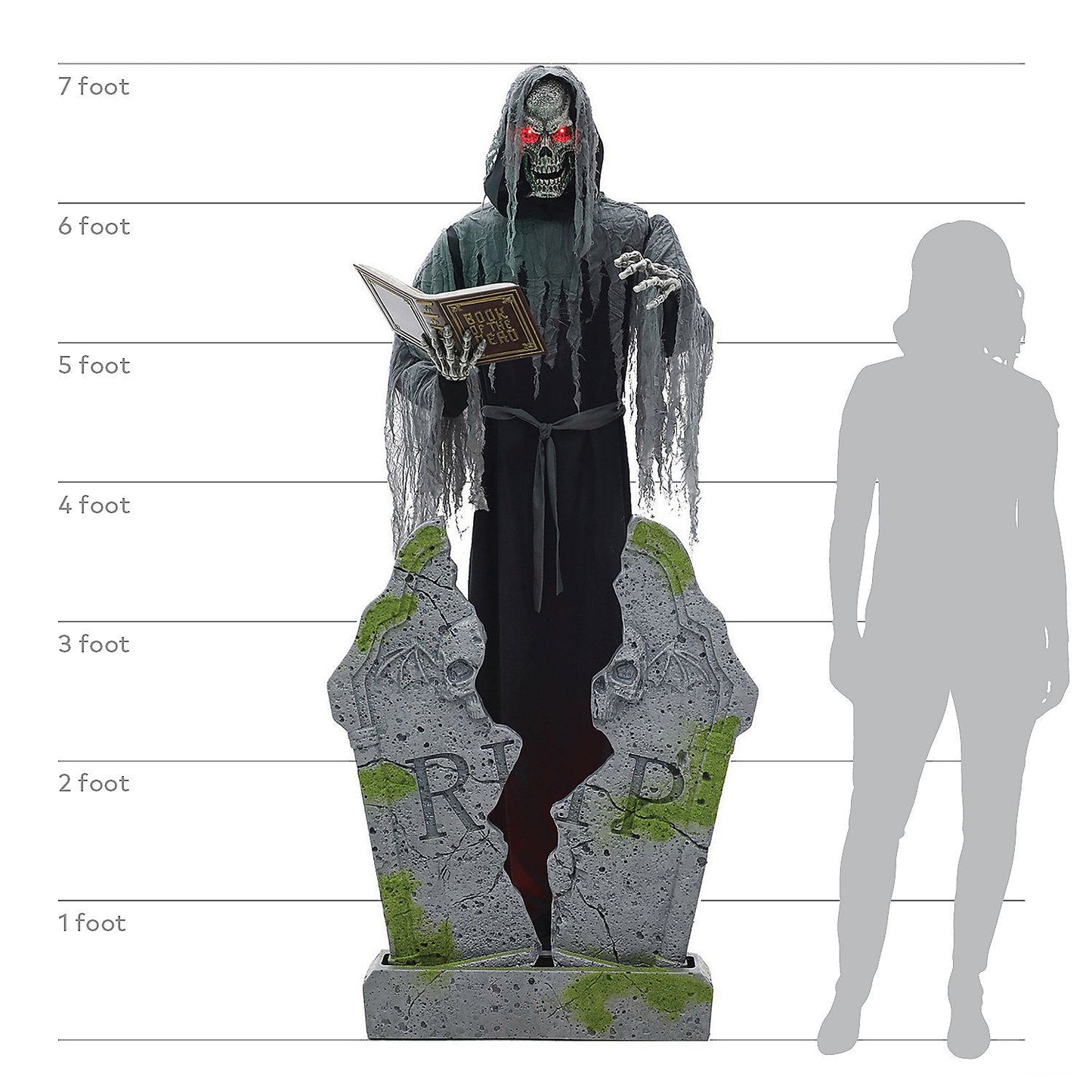 7 Ft. Soul Stealer Animated Prop Halloween Decoration