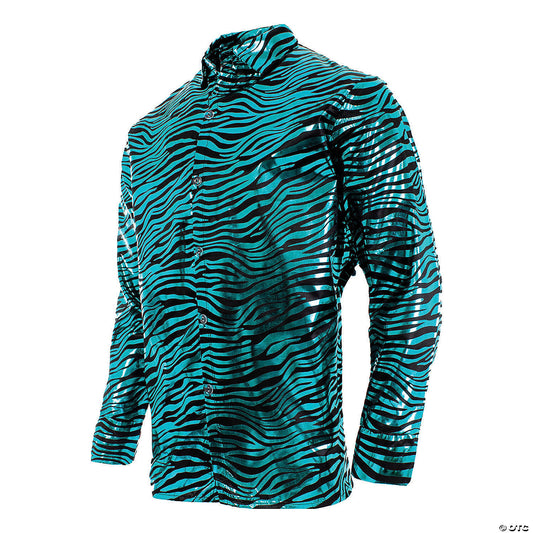 Adults Turquoise Tiger Shirt