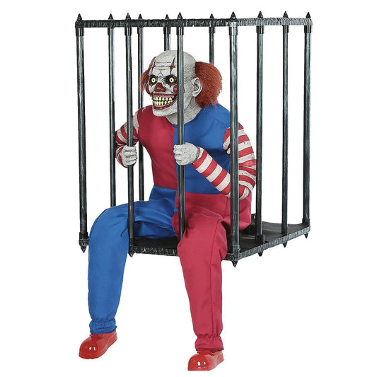 Animated Caged Clown Walk Around