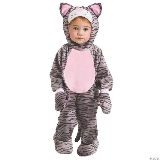 Baby Grey Striped Kitten Costume