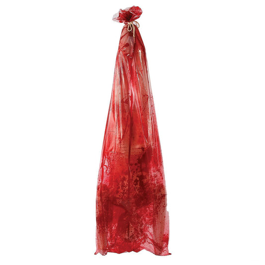 Bloody Body in Bag Halloween Decoration