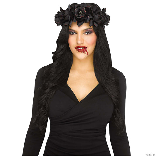 Bloody Floral Headpiece Costume Accessory