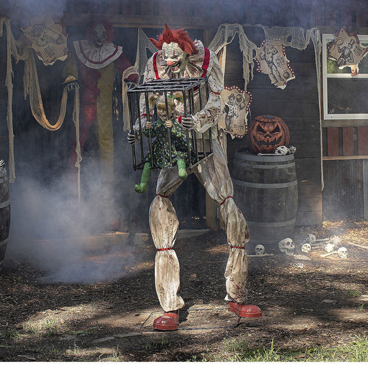 Cagey the Clown Halloween Decoration