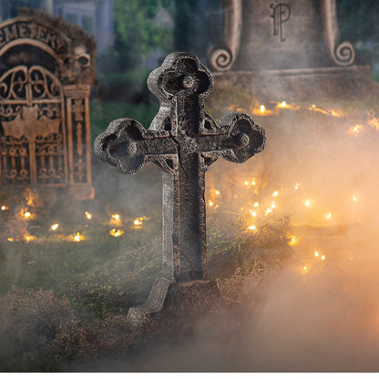 Celtic Cross Tombstone Halloween Decoration