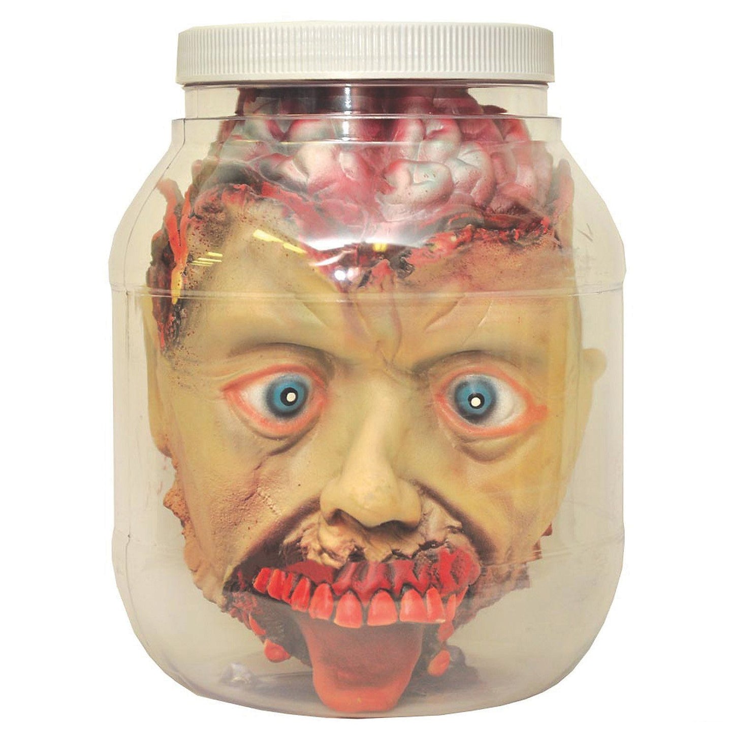 Head in Jar Halloween Decoration