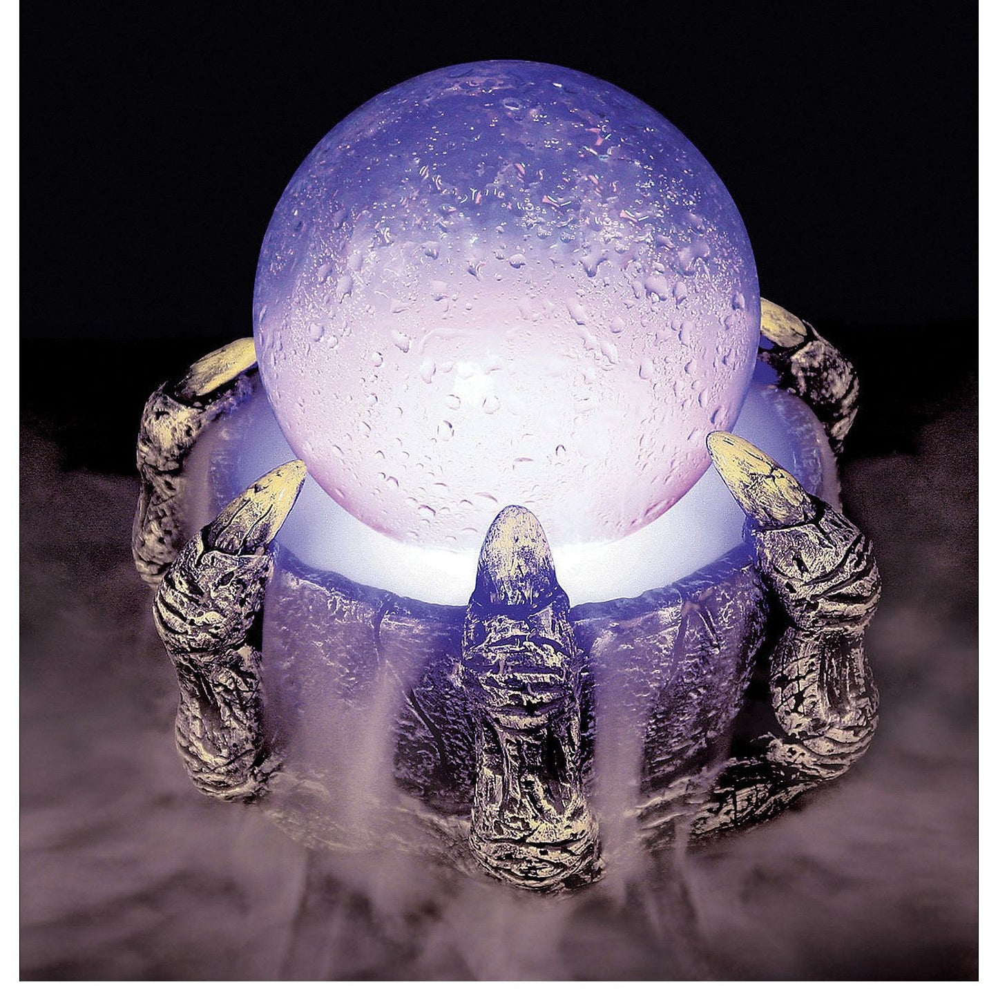 Light Up Crystal Ball Mister Decoration