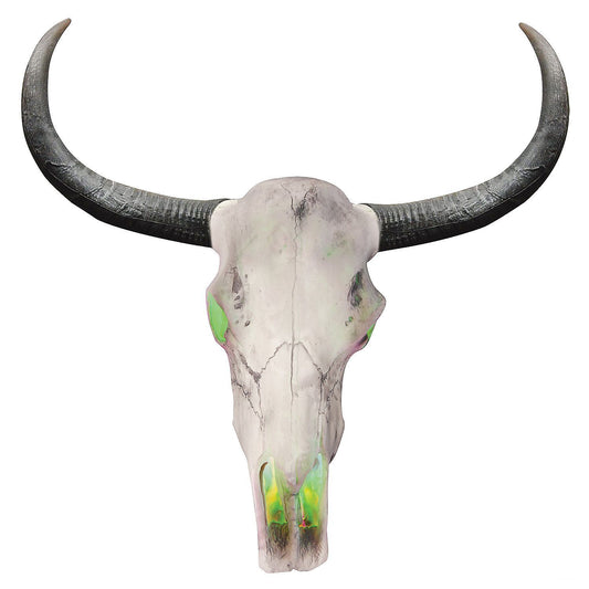 Light Up Longhorn Skull Decoration