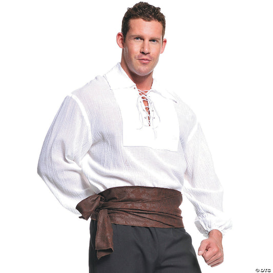 Men's White Pirate Shirt Costume