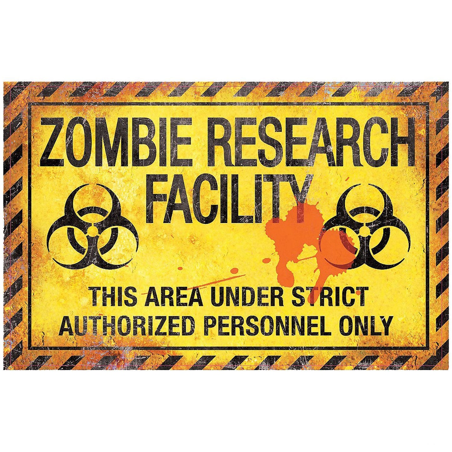 Metal Zombie Sign