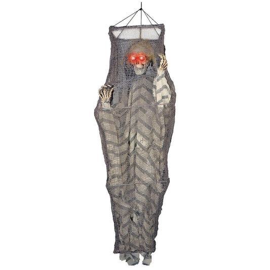 Shaking Reaper in a Cage Halloween Decoration