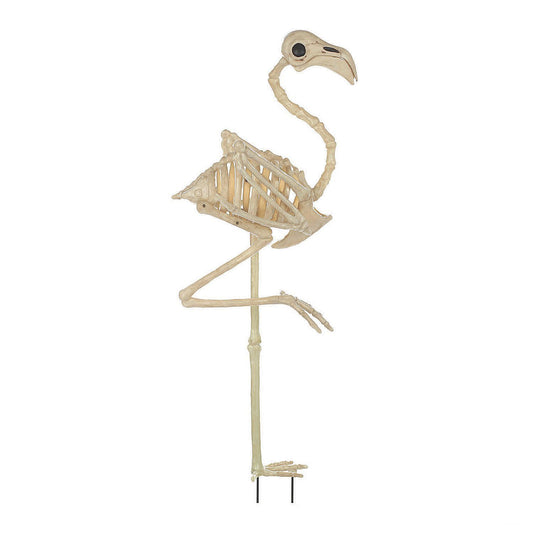 Skeleton Flamingo Halloween Decoration