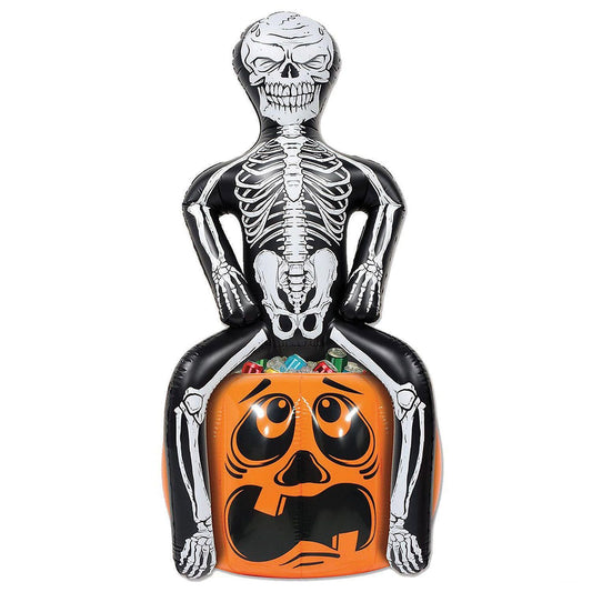Skeleton Inflatable Cooler Halloween Decoration