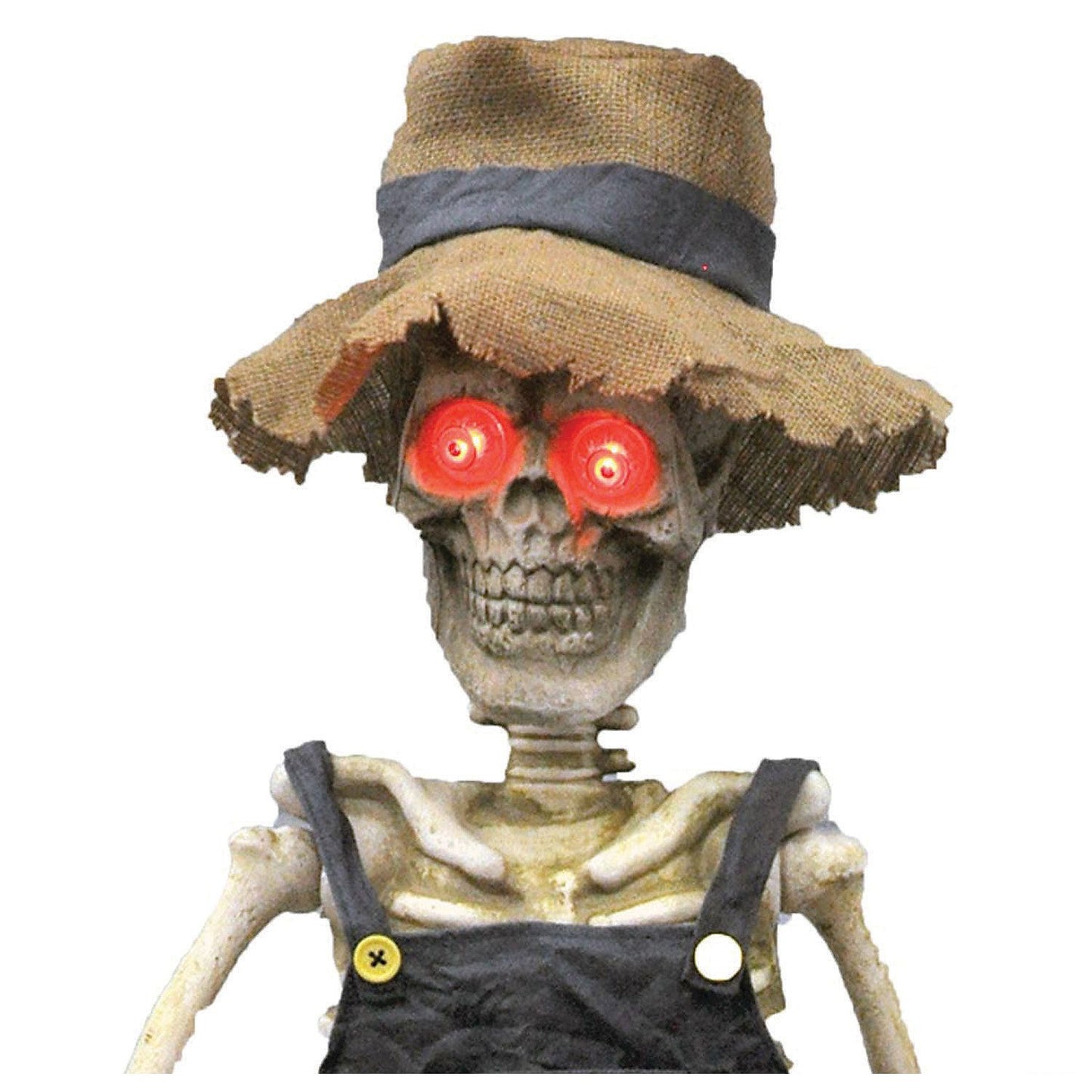 Skeleton Playing Banjo Animated Halloween Decoration