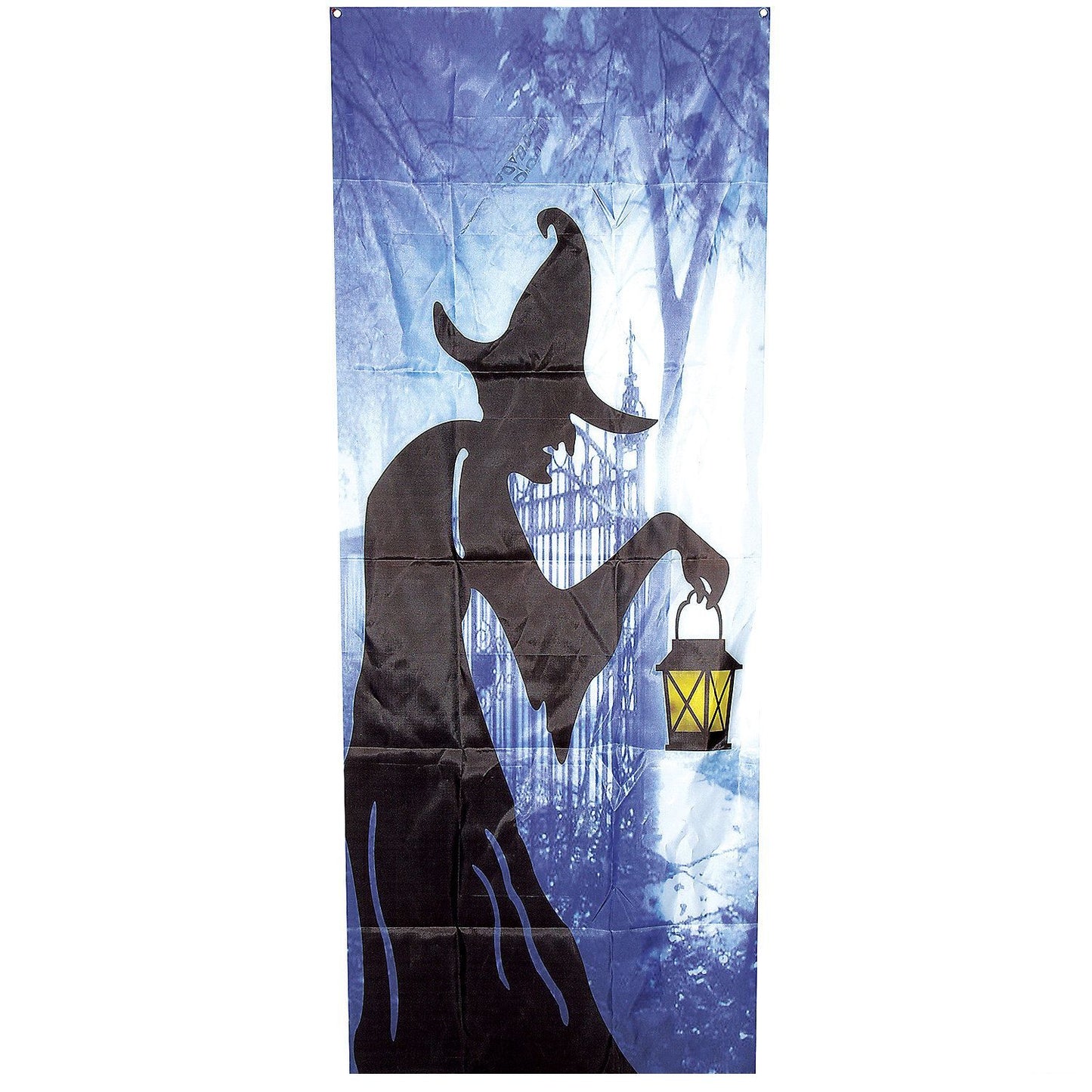 Witch with Lantern Door Curtain Decoration