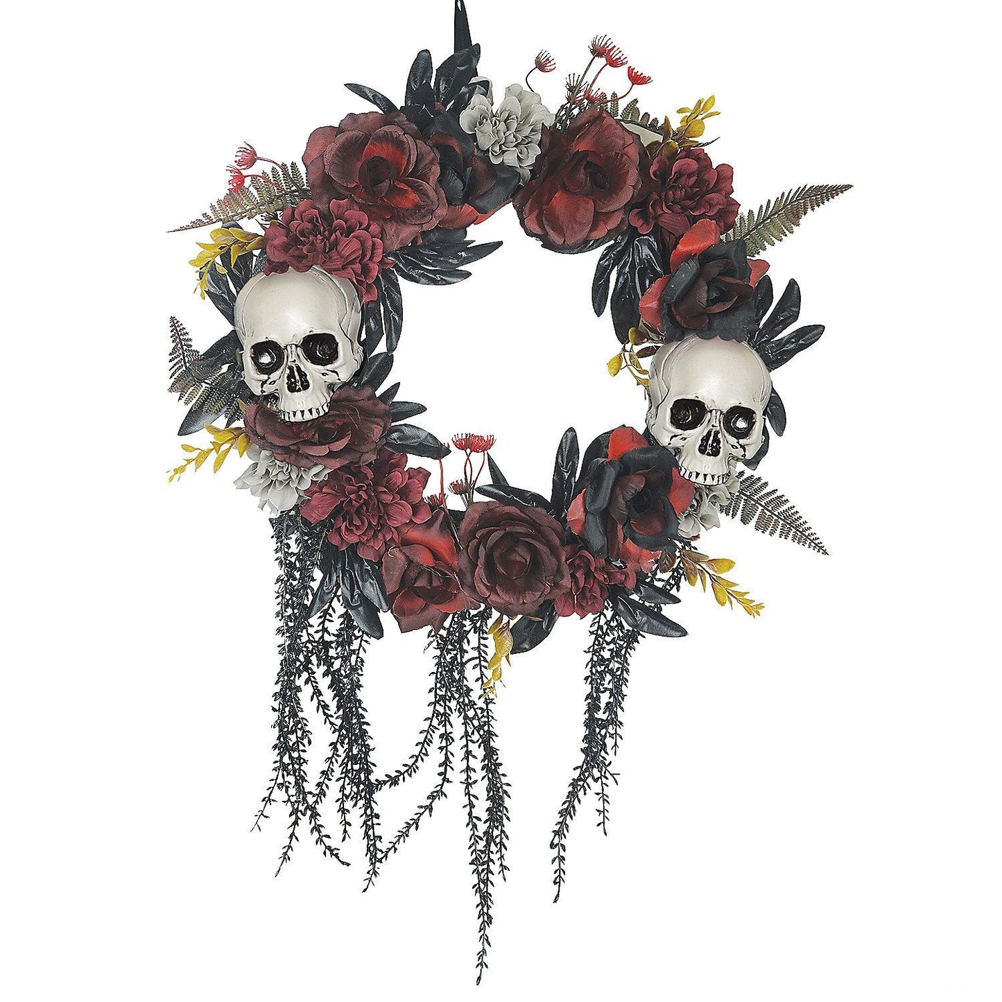 Wreath Skull Roses